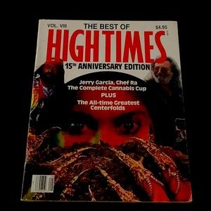 Vintage High Times VIII Best Of Magazine Cannabis Collectors Jerry Garcia